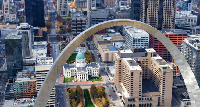 Downtown St. Louis Beyond the Arch