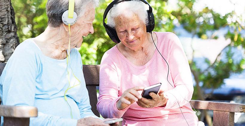 senior-ladies-listening-to-music