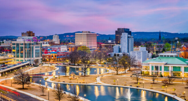 Huntsville, Alabama, USA Skyline