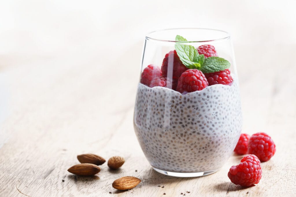 Almond and Chia Seed Pudding