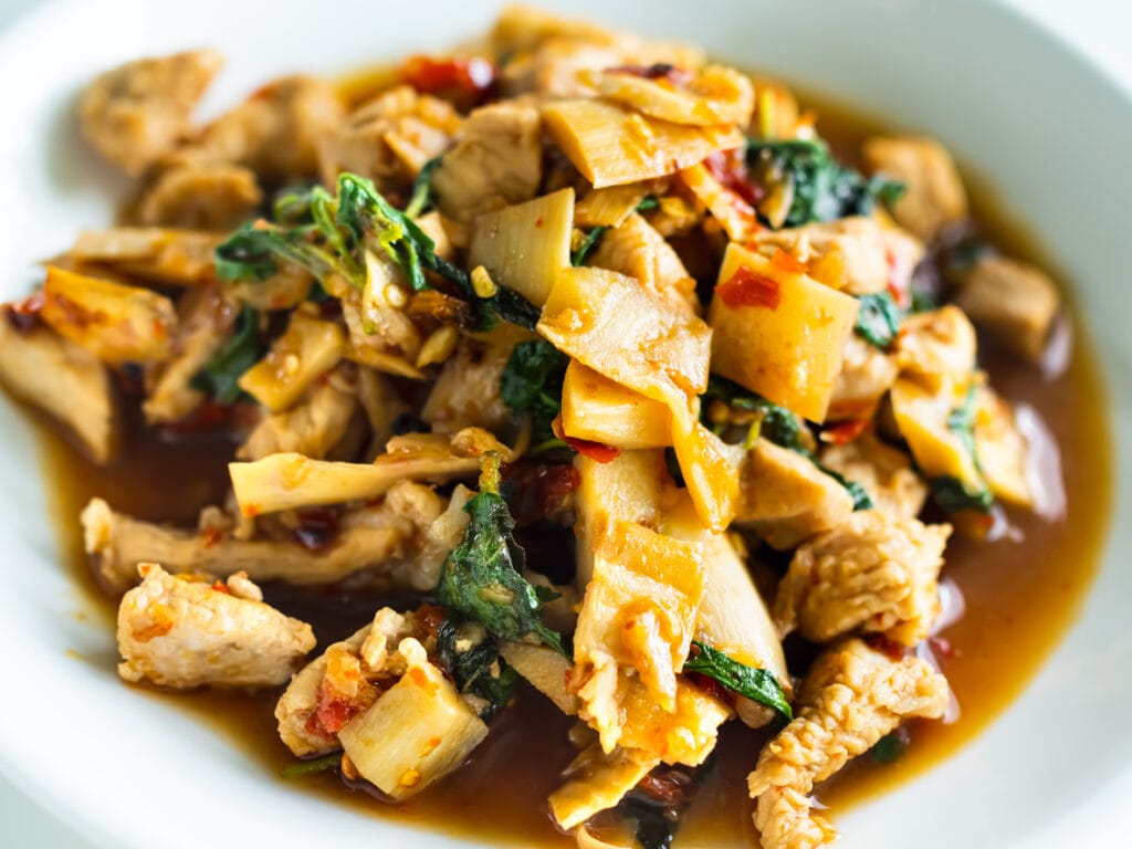 Creamy Kale and Tofu Stir-Fry