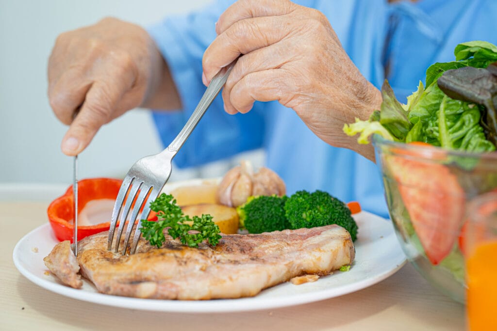 senior-friendly recipe that is high in protein